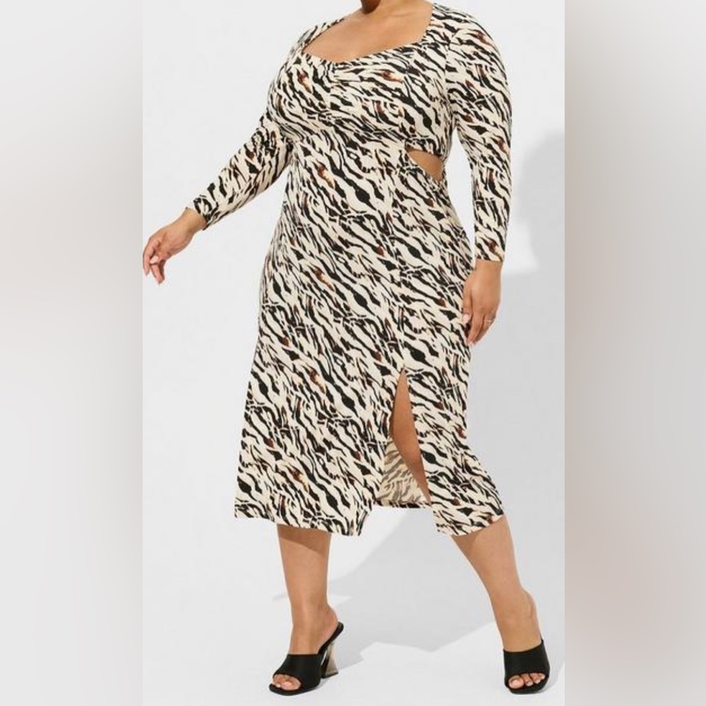 Maxi Knit Cut Out Dress